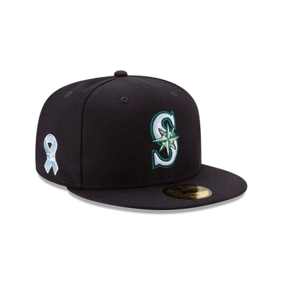 Sapca New Era Seattle Mariners MLB Father's Day 59FIFTY Fitted - Albastri